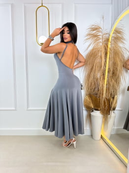 VESTIDO LONGO COSTAS NUA CHRIS 