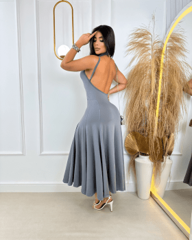 VESTIDO LONGO COSTAS NUA CHRIS 