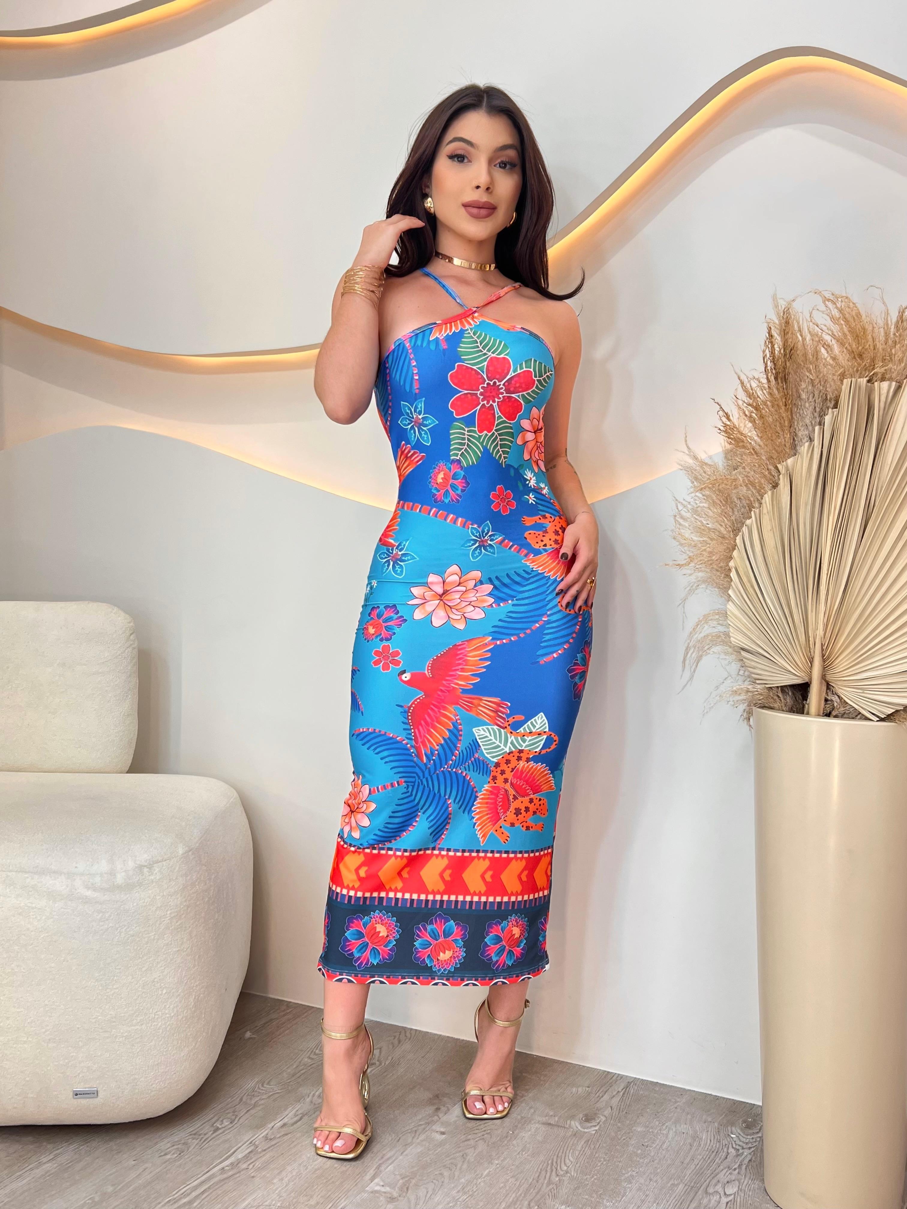 VESTIDO MIDI MARI